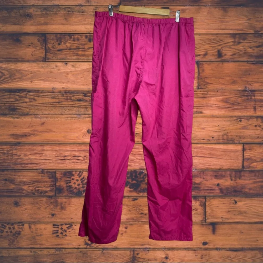 5 for $25🔥Hot Pink‎ Elastic Waist Scrub Pants XL